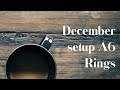 December Setup | A6 Rings, Moterm
