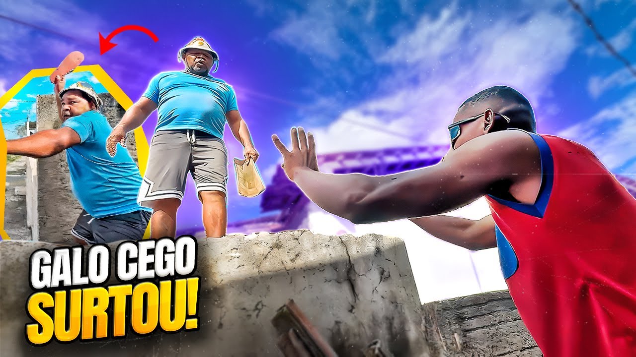 BETO TIZIU ATRAPALHOU NA OBRA E GALO CEGO PARTIU PRA CIMA 🤣🤣 | GALO CEGO