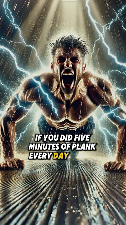 5 Minutes of plank everyday for 30 days challenge #workout #exercise #plank