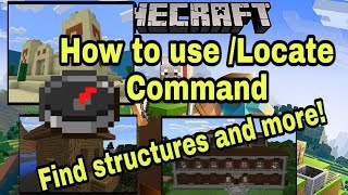✓NEW! "Minecraft PE" How to Use Locate command (y? problem)
