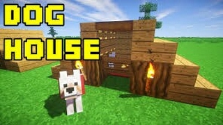 ✔Minecraft PE: How To Make A Cool Dog House!?