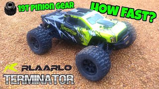 RLAARLO OMNI TERMINATOR | Larger 19T Pinion Max Speed Runs!