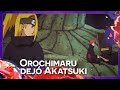 Sasori le dice a deidara porque orochimaru dejo akatsuki. / corto al final del capítulo