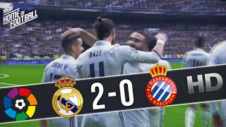 Real Madrid vs Espanyol 2-0 All Goals and Highlights (La Liga) 18.02.2017 HD