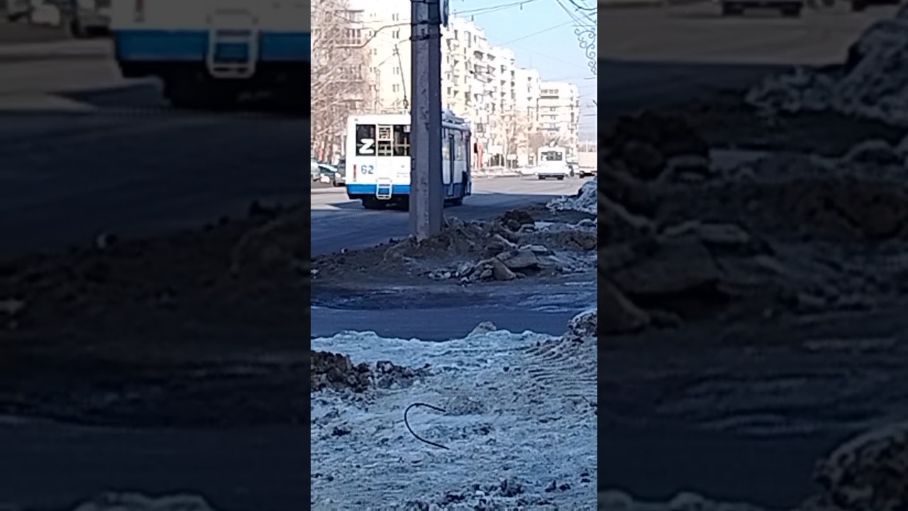 троллейбус ВМЗ-52981 №79 маршрут 1 БТЗ-52768Т №62 маршрут 3 ЛЕНИНСК-КУЗНЕЦКИЙ 2026г