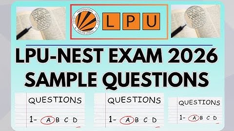 LPU NEST 2026 Sample Questions | Practice Paper & Exam Tips