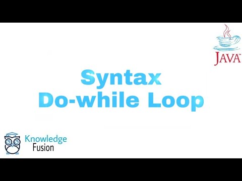 Syntax - Do-while Loop in JAVA | ICSE - YouTube