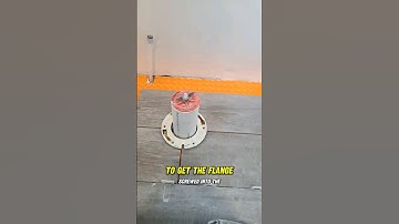 Tile under toilet flange. The right way #tile  #diy #tiling  #toiletflange