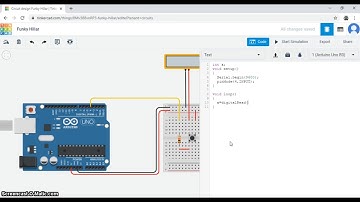 PUSH BUTTON DIGITAL INPUT WITH ARDUINO IN TINKERCAD