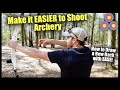 How to draw your bow back with efficiency  make it easier to shoot archery