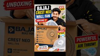 Bajaj Crest Neo Wall Fan Unboxing 🔥 Full Review | Powerful Air Throw Test & Installation