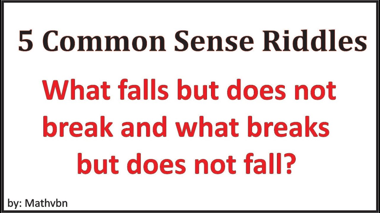 5 Most Interesting Puzzles that Stretch your Mind | Common Sense ...