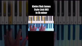 Kiefer / Bob James style lick 003 in Eb Minor #jazzhop #synthesia #minorpentatonic #bluenote
