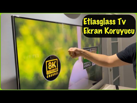 Etiasglass 55 inç Tv Ekran Koruyucu ve Montajı