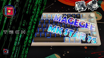 MAGEGEE MKSTAR 75 MECHANICAL KEYBOARD+Sound test #technology #topicsandreviews