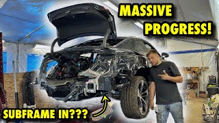 My Destroyed Audi RS5 Is Finally Showing Some Life (EXTREME COPART REBUILD) [Part 9]