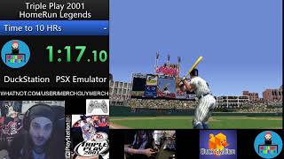 Submission Run - Triple Play 2001 - PS1 - 10 HRs in 3m 21s