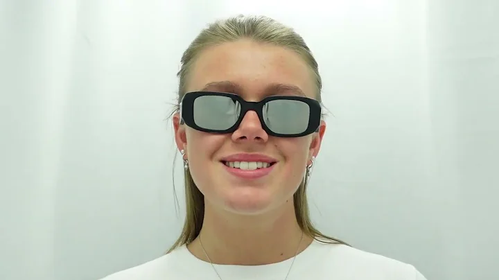 Woman model wearing Prada PR17WS 1AB2B0 Sunglasses