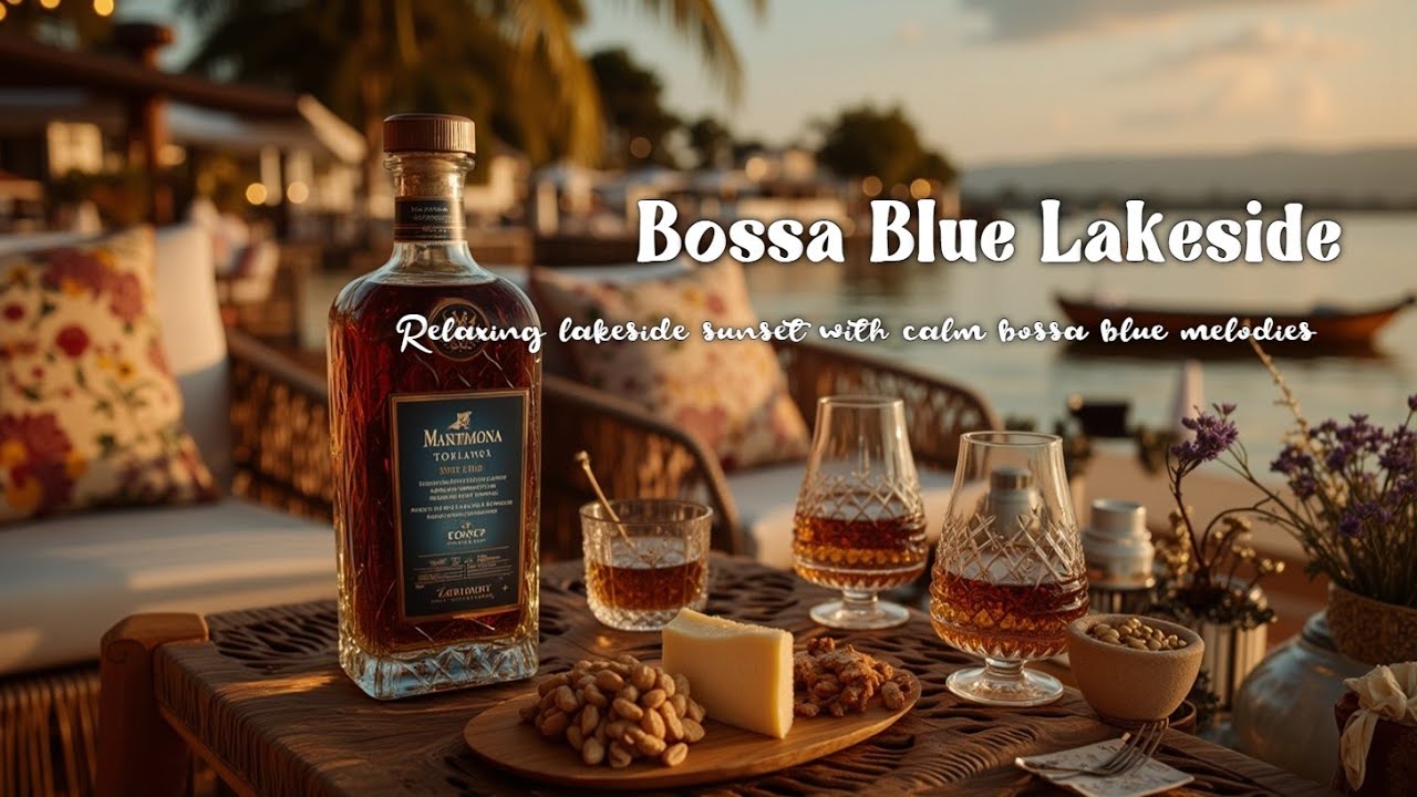Lakeside Sunset Blues Ballads Bossa Nova Blues calm and peaceful background music chill
