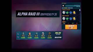 Marvel Strike Force Alpha Raid 3(3) L5 Fury/Shield 385K (Reference)