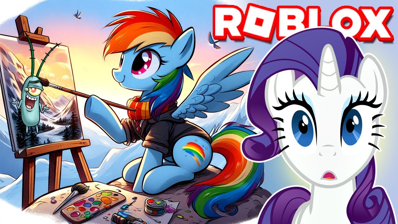 QUAL PÔNEI DESENHA MELHOR no ROBLOX? #LuliRarity