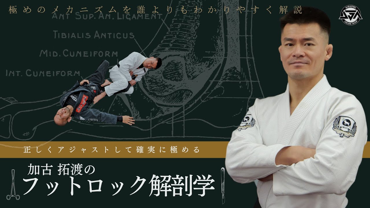 【柔術教則DVD2枚組】加古拓渡 HALF GUARD LABORATORY 柔術教則レビュー「加古拓渡 Institute of Jiu-jitsu HALF GUARD