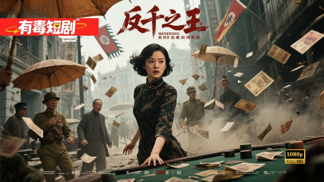 🕶️ 現代「反千之王」遭暗算，八字够硬幸运穿越民國却不料是局中局。聪明的周半月賭命破局：「諸位爺，牌九底下藏血書呢」 #反千之王 #穿越賭術 #民國江湖