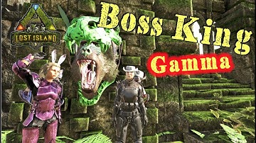 Lost Island - King Dinopithecus Boss Gamma - Ark Survival Evolved