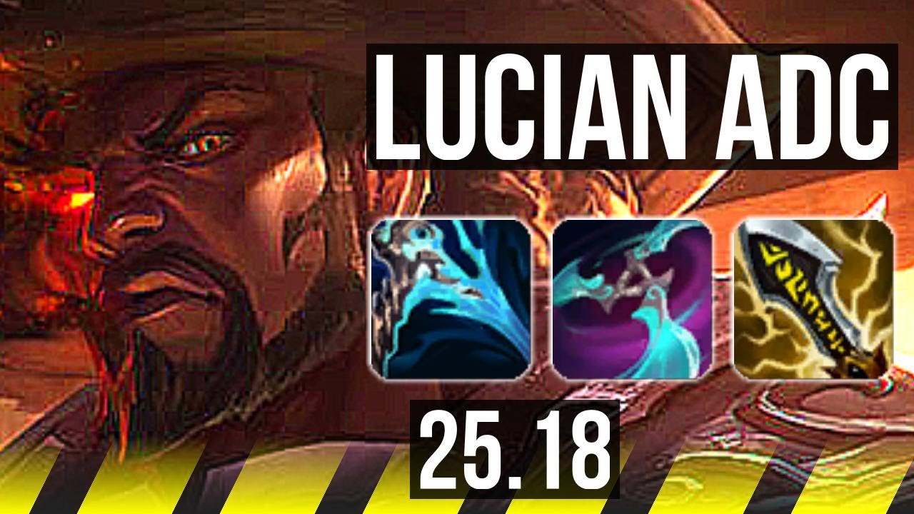 LUCIAN & Blitzcrank vs CAITLYN & Lux (ADC) | 19/4/9, Legendary | KR ...