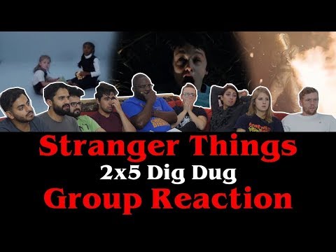 Stranger Things - 2x5 - Dig Dug - Group Reaction