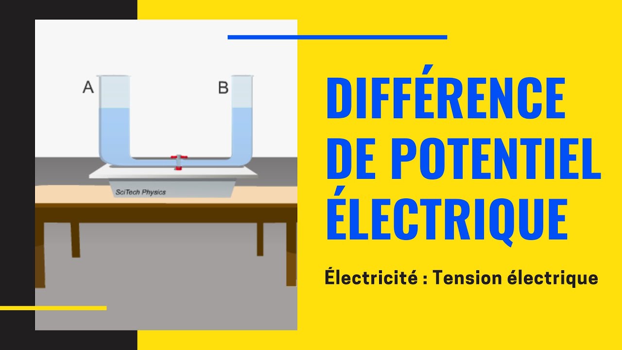 Différence de potentiel électrique tension électrique