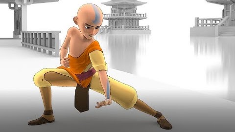 Aang kung fu animation