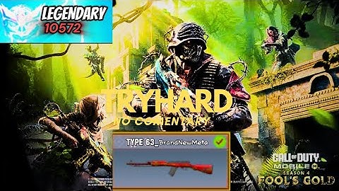 New Type 63 is another new Marksman Rifle in Codm Best Gunsmith Tryhard match in ranked #Codm @Codm.