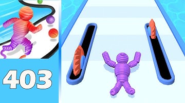 Rope-Man Run (IOS/Android) NEW UPDATE Gameplay Walkthrough All Level Eps 403 #Shorts