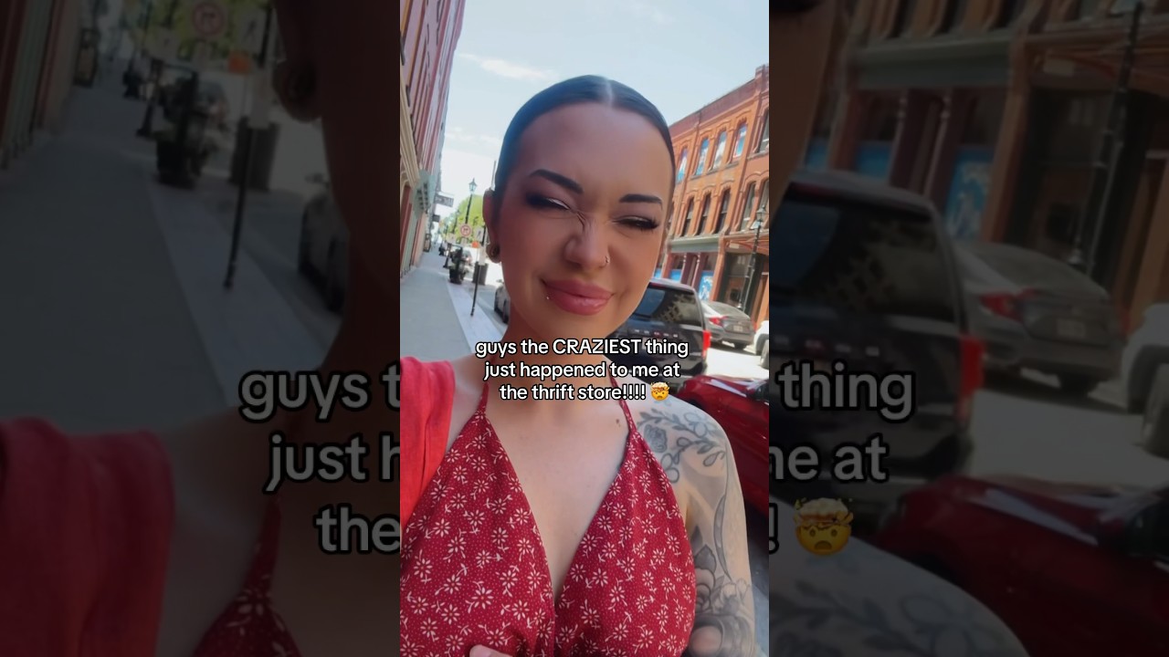 FOUND MY PROM DRESS 14 YEARS LATER WHILE THRIFTING😳 #thriftflip #thrift #thrifting #prom #promdress