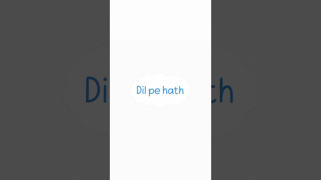 Dil pe haath... Romentic best new song ( singer -jk )..#song   #romantic #viral #viralvideo #shorts 