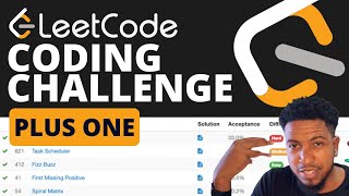 Doing a coding challenge LIVE: Plus One!