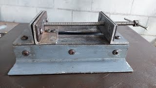 How to make A Metal drill vise Without welding | Simple DIY metal drill Vise