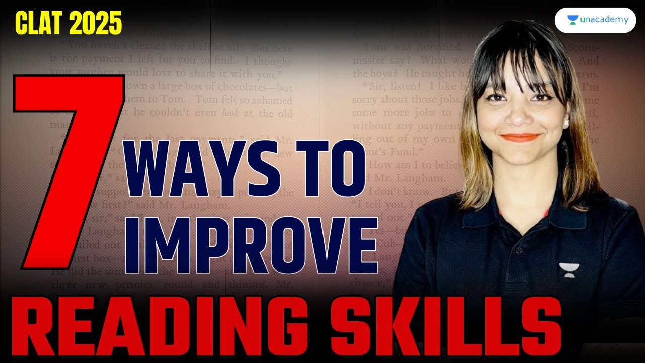 7 Ways to Improve English Reading | CLAT 2025 Exams Preparation | - YouTube