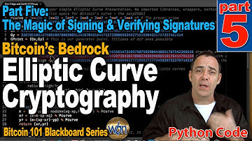 Bitcoin 101 - Elliptic Curve Cryptography - Part 5 - The Magic of Signing & Verifying