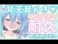 【ASMR/囁き/睡眠導入】梵天もふもふ耳かき耐久です...♡Ear Blowing,For Sleep【Binaural/whispering/Earpick/brushing】