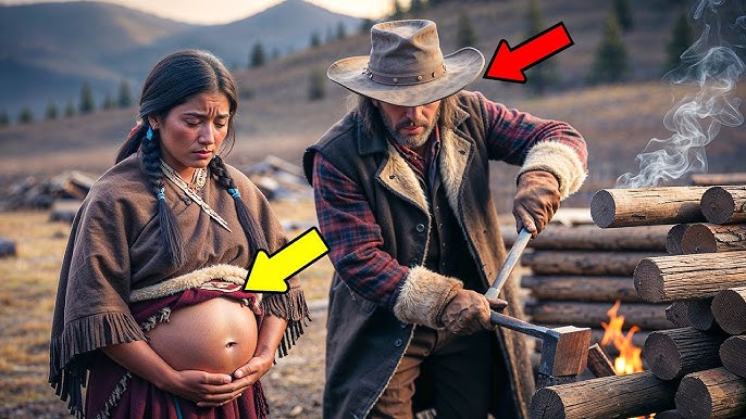 The Pregnant Apache Girl Was Cast Out - Until a Mountain Man Built Her a  Cabin