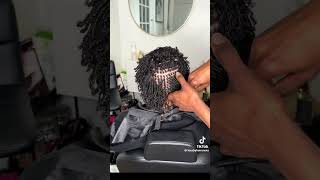 Micro loc install! #hairstyles #locs #hair