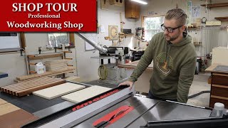 Shop Tour  Work Flow in a Professional Woodworking Shop