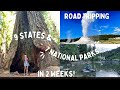 West Coast ROAD TRIP | 9 states 7 national parks | IN A SUV