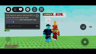 Hello, this is us - Water and Flame. #roblox #growagarden