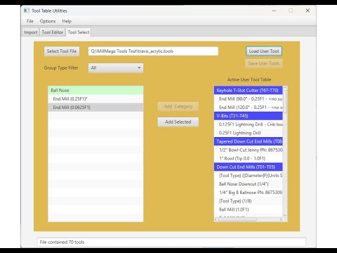 Tool Converter for CNC Vendor tools to MillMage format - YouTube