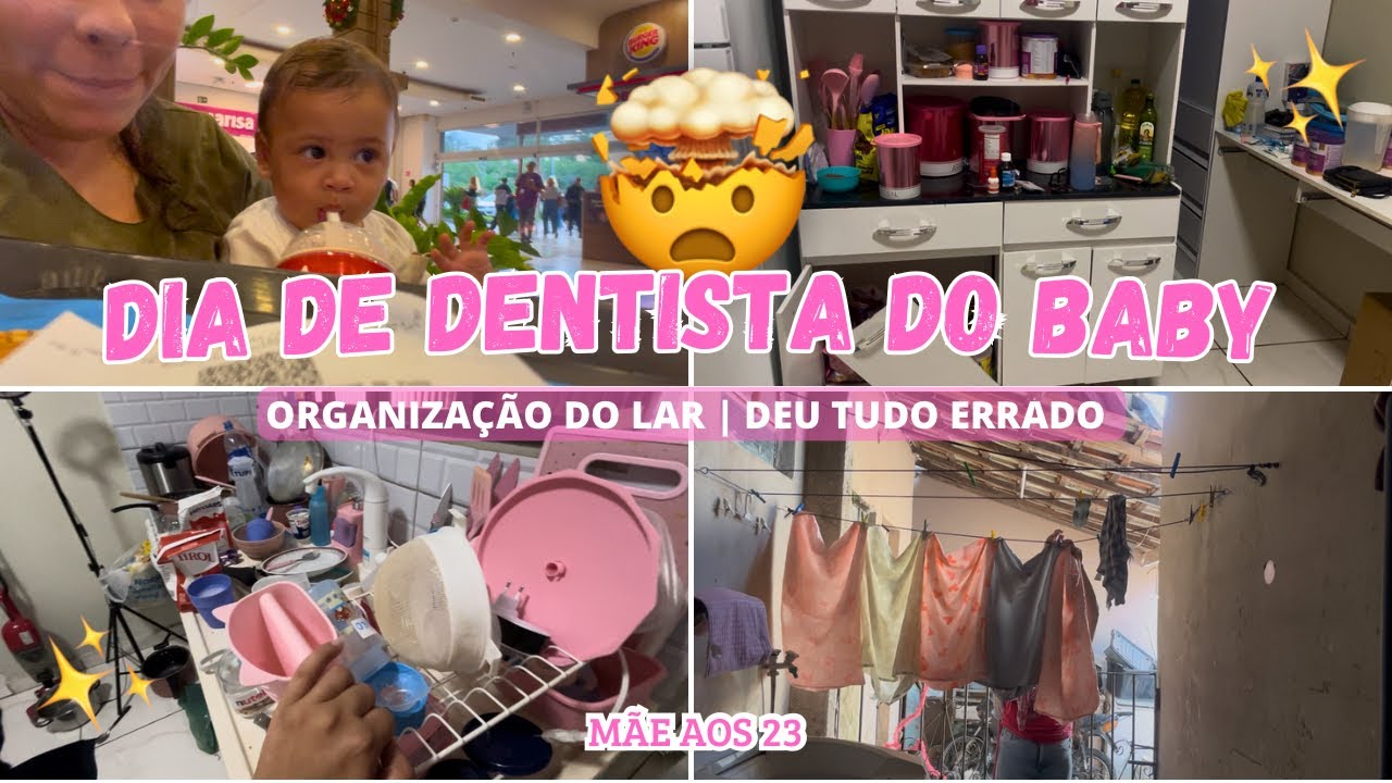 DIA DE DENTISTA DO BABY | FOMOS AO SHOPPING | ORGANIZANDO O LAR COM AMOR 🥰 👶🏻