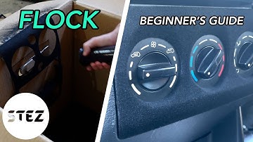 How to flock interior panels [BEGINNER