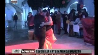 Sevgi̇li̇ler Yat Li̇maninda Buluştu